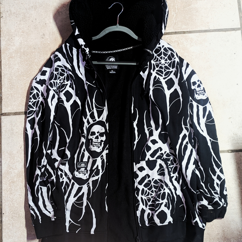 Lurking Class By Sketchy Tank x Kyle Grand Sin Black Zip Hoodie